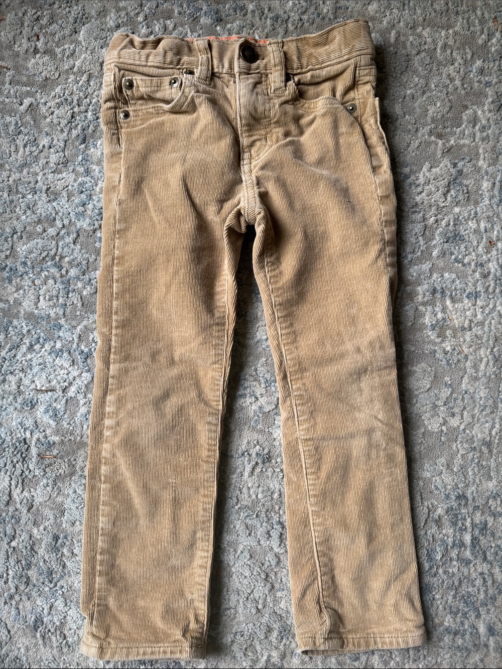Crewcuts Tan Corduroy Slim Kids Pants